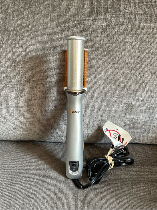 InStyler Other - InStyler Original Rotating Hot Iron Brush 1.25" Barrel Silver Orange IS1001